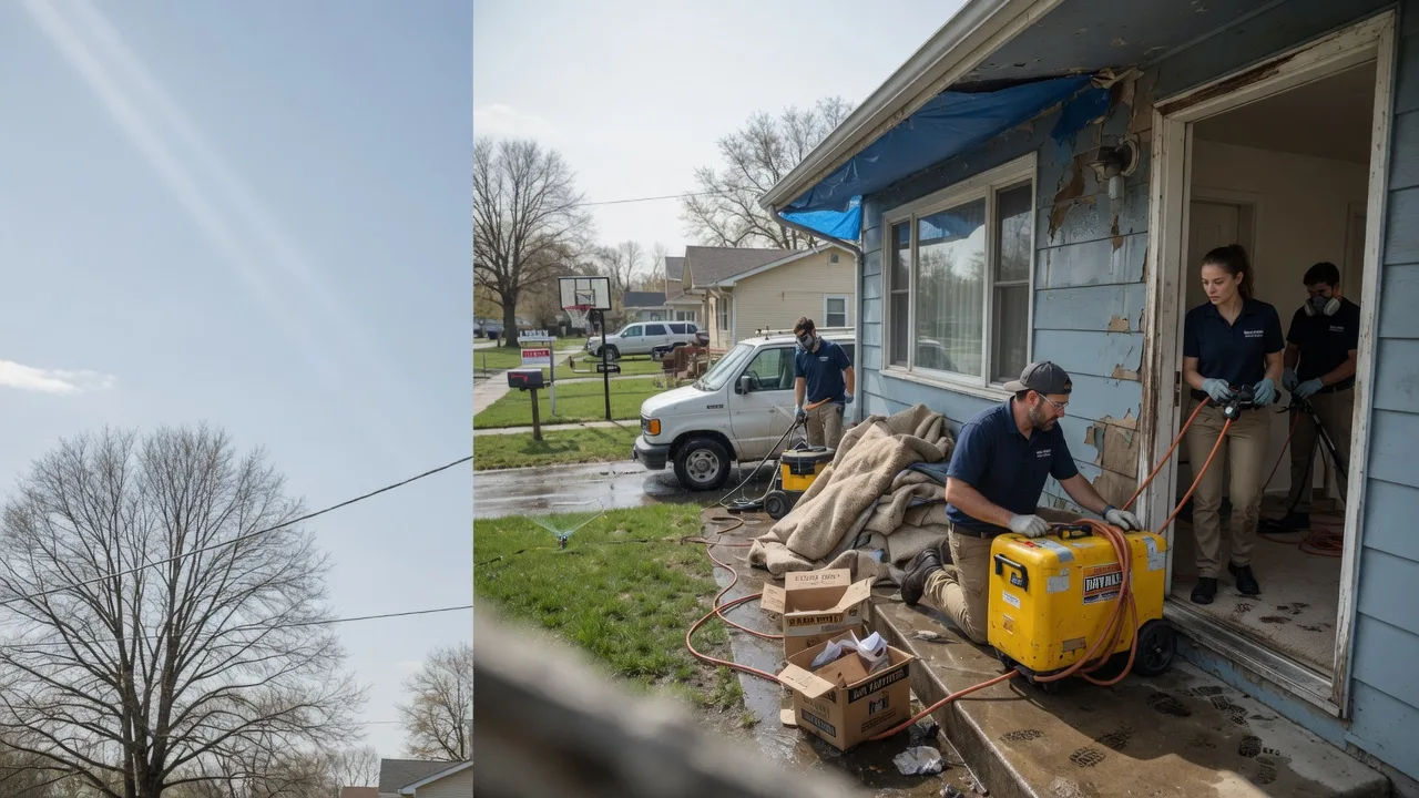 Basement Flood Cleanup in Belpre, OH near me
